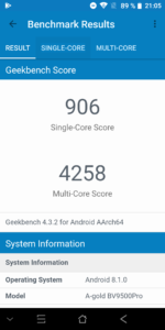 blackview bv9500pro geekbench