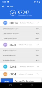 Elephone A6 Mini Testbericht Screenshots 1