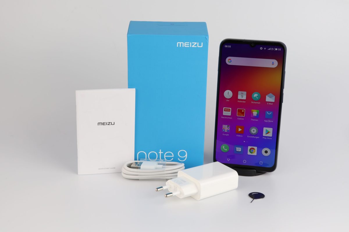 Meizu Note 9 Lieferumfang