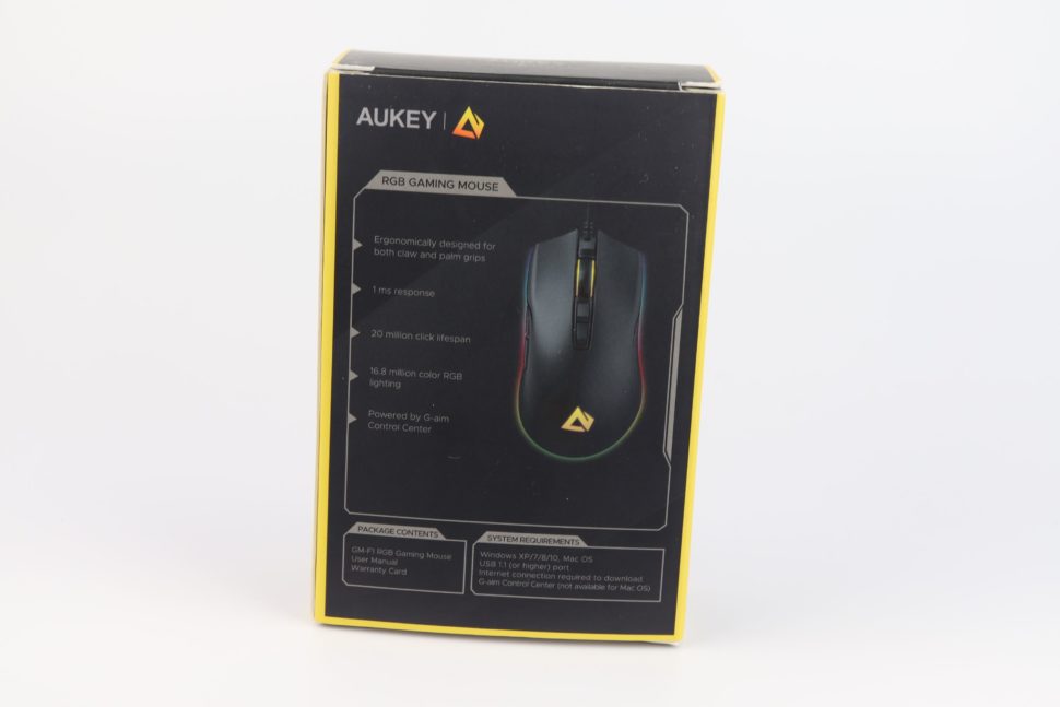 Aukey RGB Gaming Maus Test 2