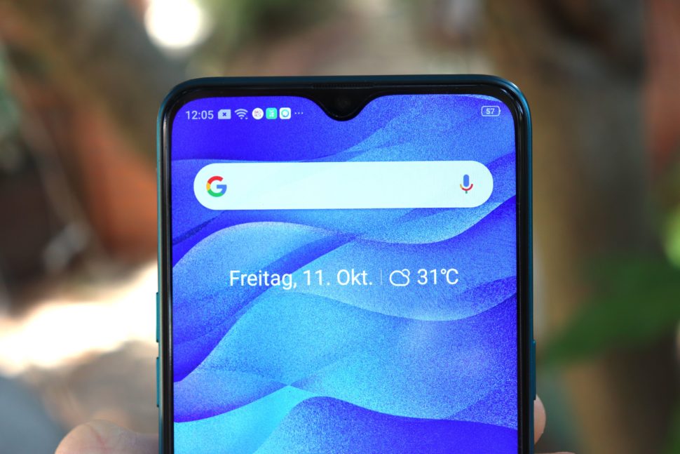 Realme 5 pro notch