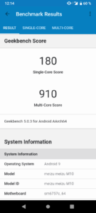 meizu m10 geekbench5