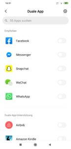 MIUI 11 App Clonen