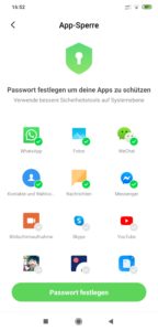 MIUI App Sperre