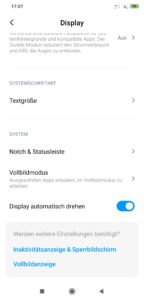 MIUI Benachrichtigungen Statusleiste 2