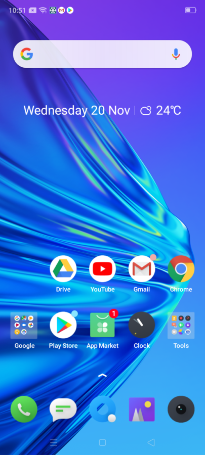 Realme 5 coloros system 1