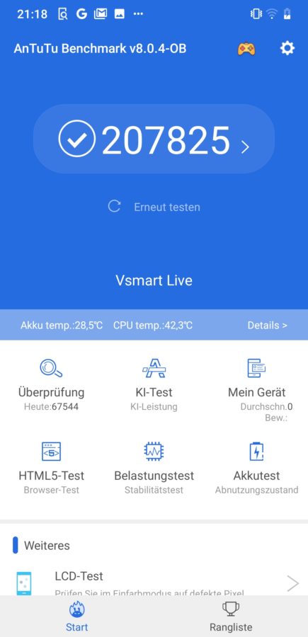 vsmart live antutu