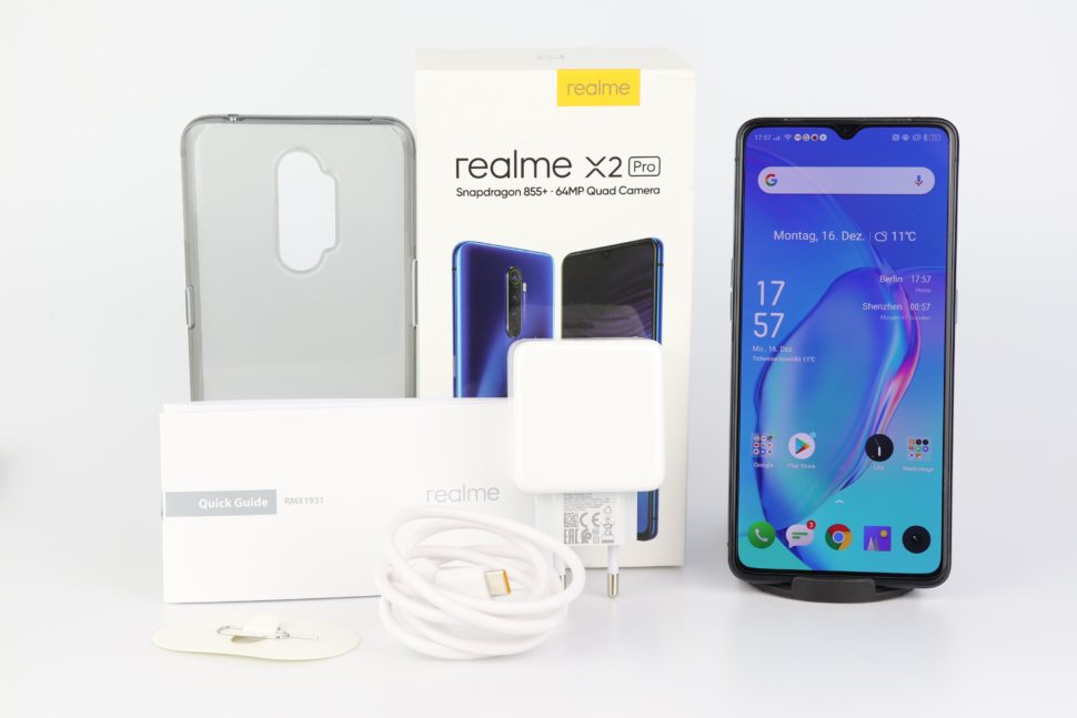 Realme X2 Pro Lieferumfang