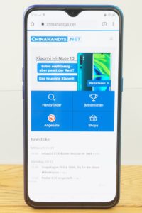 Realme XT Testbericht Display 3