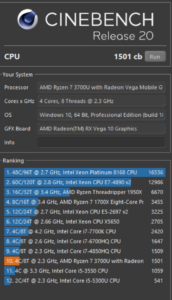 Cinebench Benchmark