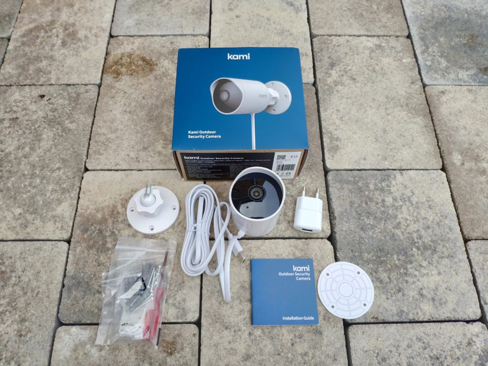 Kami Outdoor Security Camera Lieferumfang