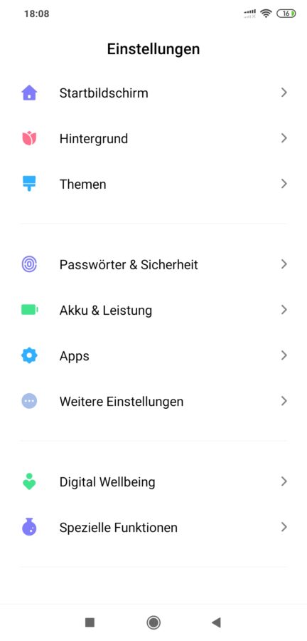 MIUI Entsperren 3