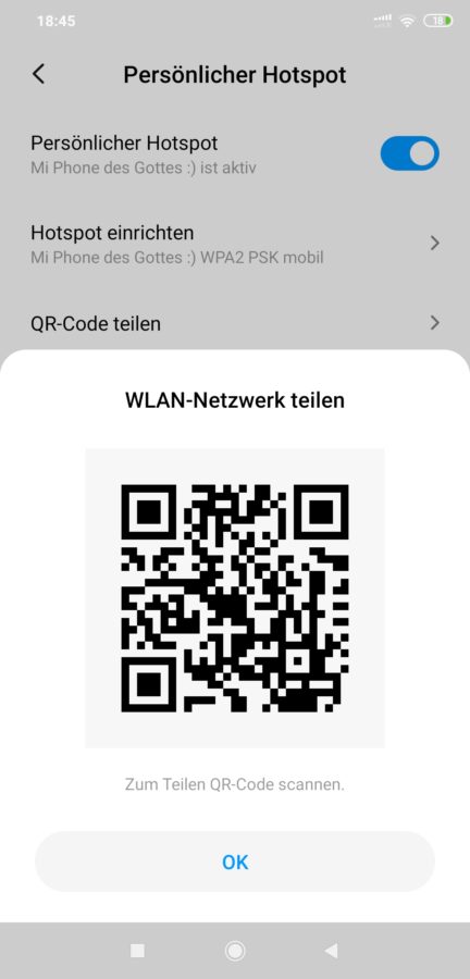 MIUI Hotspot einrichten 4