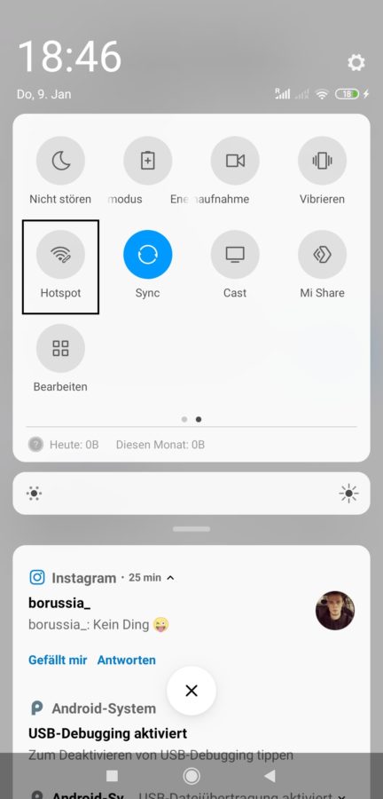 MIUI Hotspot einrichten 5