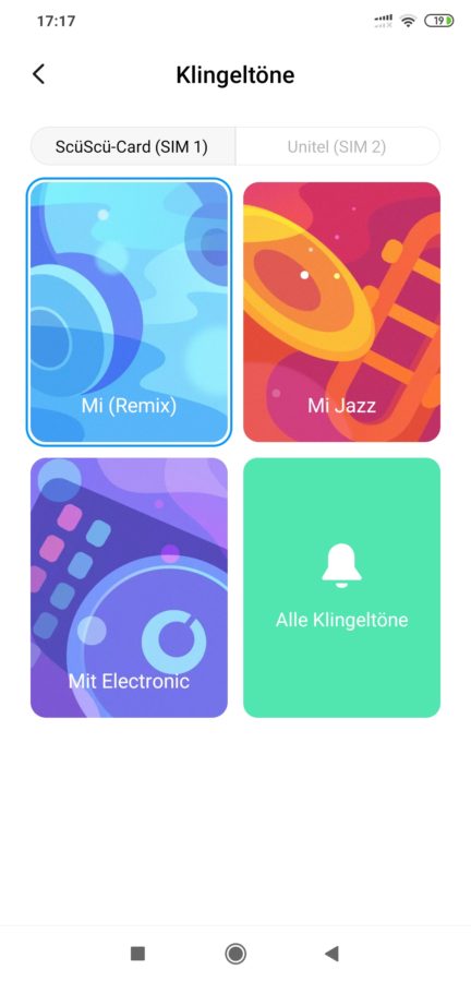 MIUI Klingelton Einstellen 5
