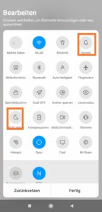 MIUI Stumm DND Modus