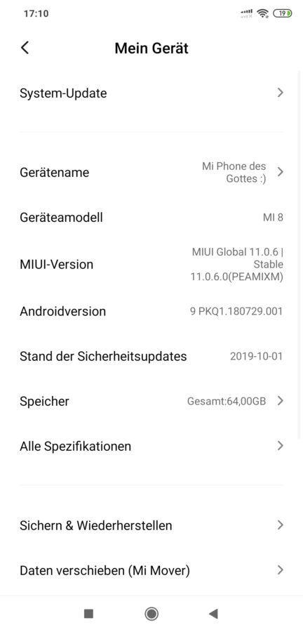 MIUI Update installieren 2