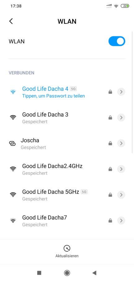 MIUI WLAN löschen 2