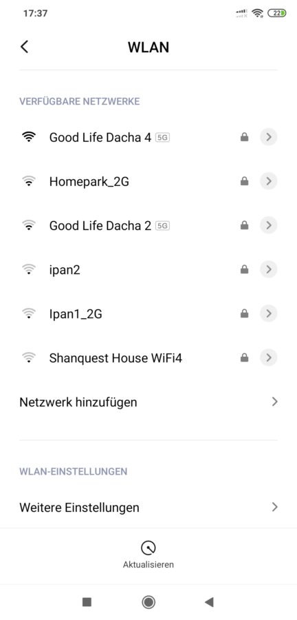 MIUI Wlan Verbindung 2