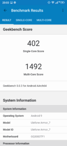 ulefone armor7 geekbench