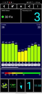 GPS Empfang Test Smasung Galaxy A51 2