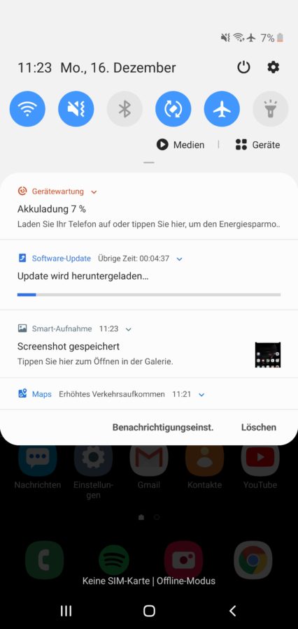 Samsung Note 10 Plus Testbericht System 3