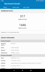 Teclast T30 Geekbench