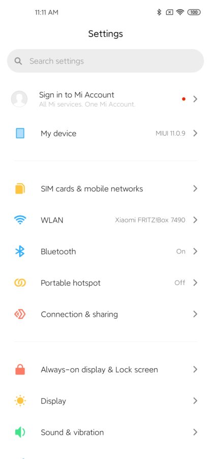 Xiaomi Mi 10 mit MIUi 11 System 4