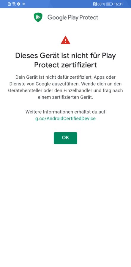 Huawei Mate 30 Pro Playstore Installation nicht mehr möglich 1