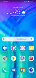 Honor 20 Lite Home Screen