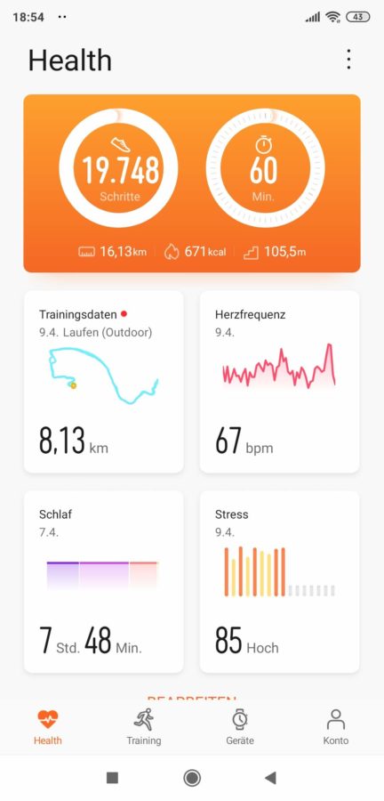 Huawei Watch GT 2E Health