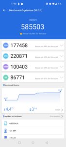 OnePlus 8 Pro Testbericht Screenshot Benchmark