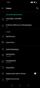 OnePlus 8 Pro Testbericht Screenshot Display 3