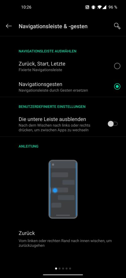 OnePlus 8 Pro Testbericht Screenshot Individualisierung 1