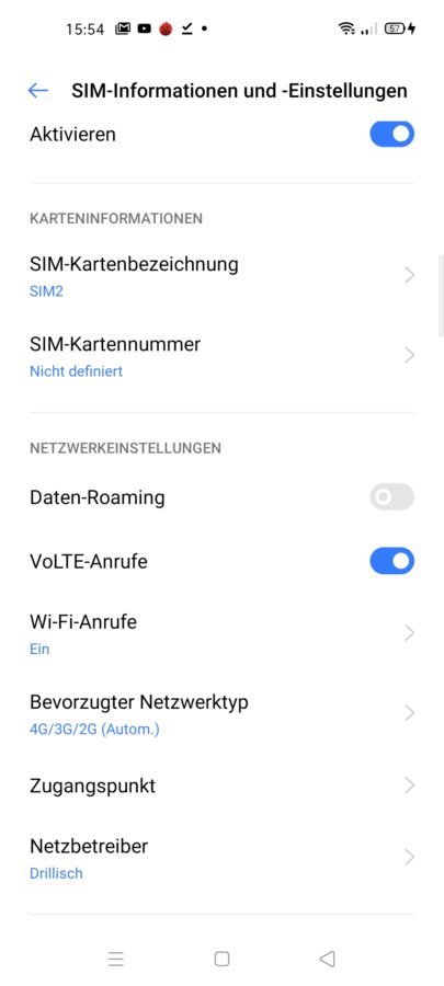 Realme 6 Volte vowifi