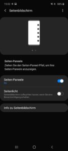 Samsung Galaxy A71 Testbericht Screenshot Display 5