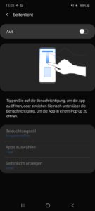 Samsung Galaxy A71 Testbericht Screenshot Display 6