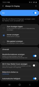 Samsung Galaxy A71 Testbericht Screenshot Display 9