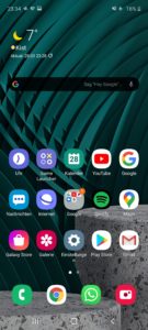 Samsung Galaxy A71 Testbericht Screenshot System 5