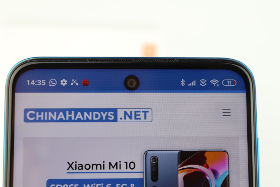 Xiaomi Redmi Note 9s Displayschatten 3