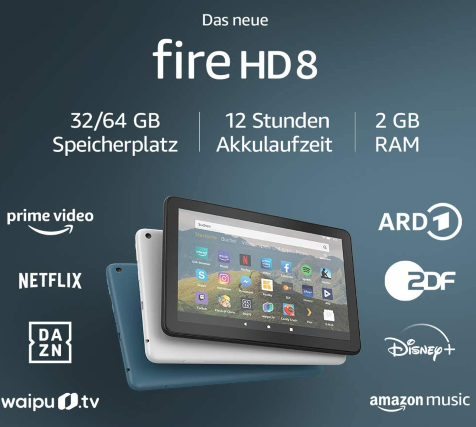 Amazon firehd 8 test