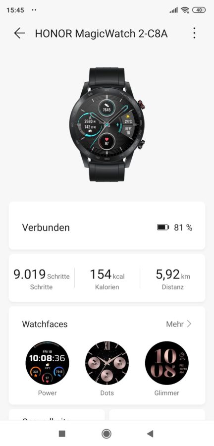 Honor Watch Magic 2 App 1