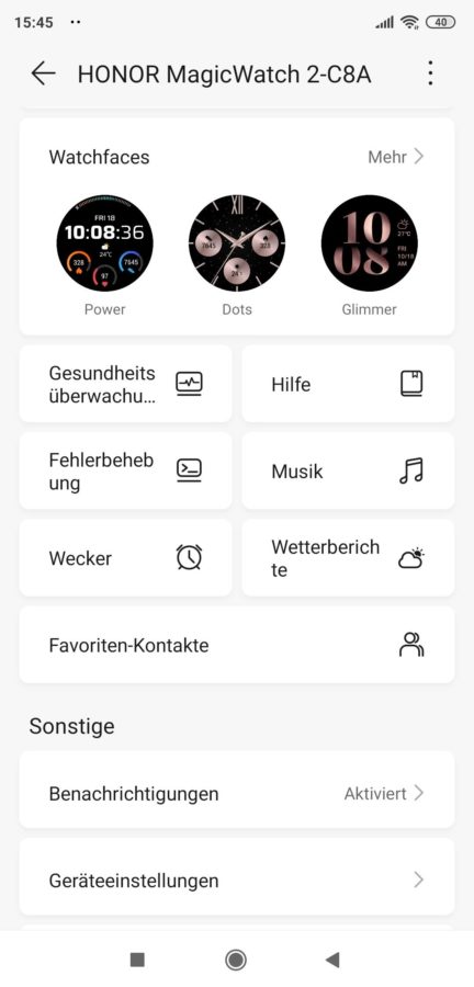 Honor Watch Magic 2 App 2
