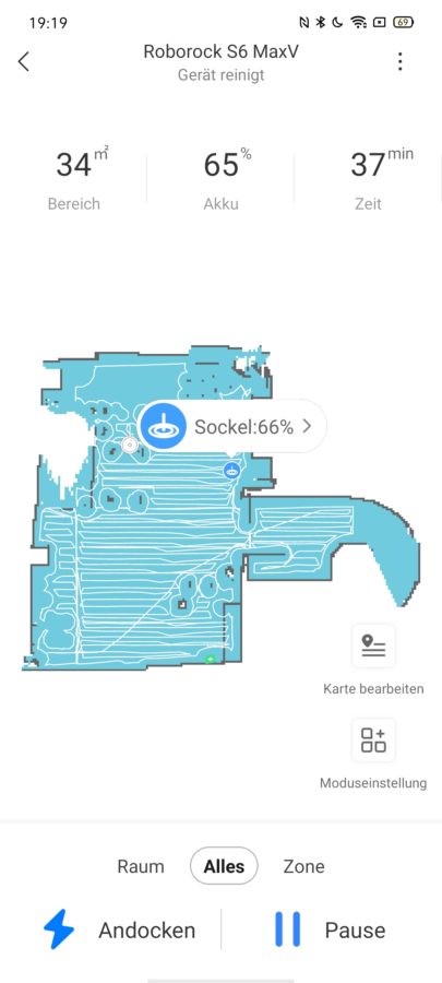 Kamera AI Roborock S6 MaxV 2