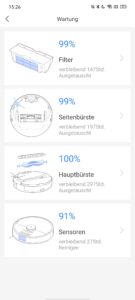 Roborock S6 MaxV Wartung