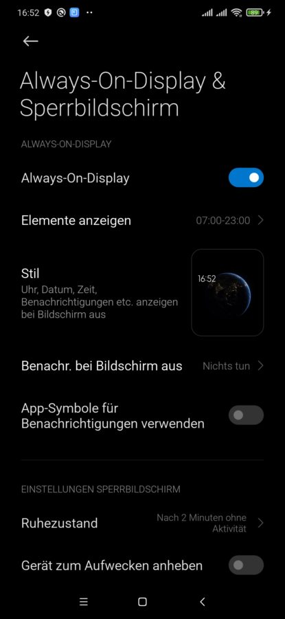 MIUI 12 Always On Display 1