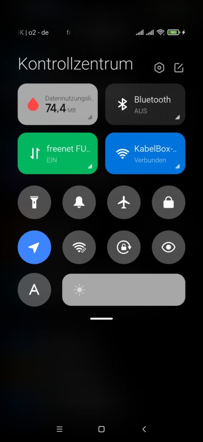 MIUI 12 Quick Toggles 1