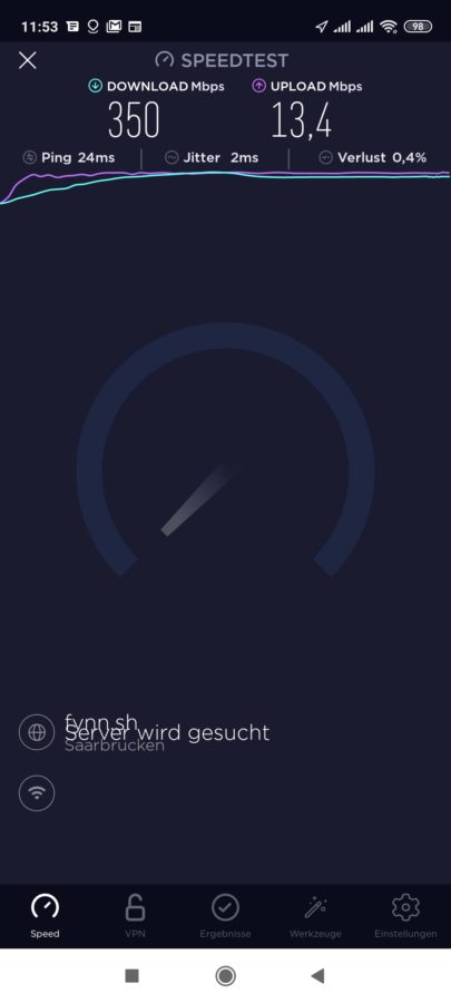 redmi note 9 pro Wifi Speed