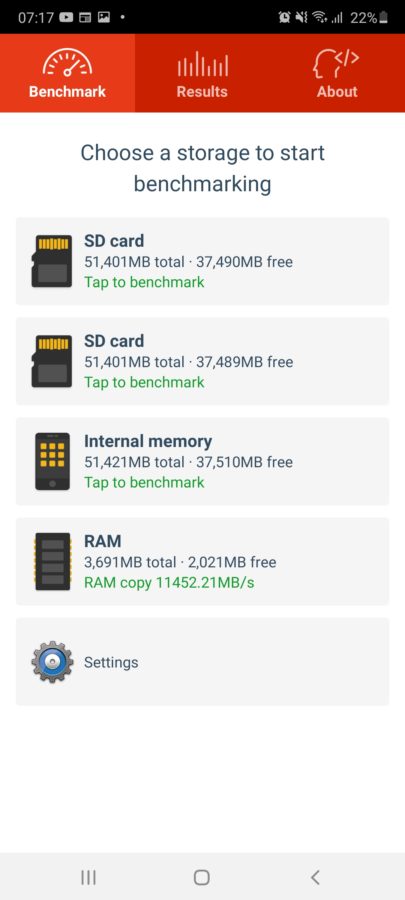 Samsung Galaxy A41 Benchmarks 3