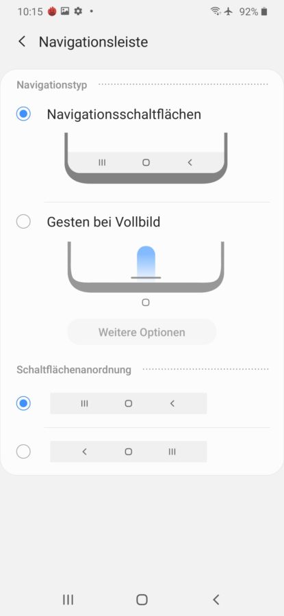 Samsung m31 0626 101503 Settings